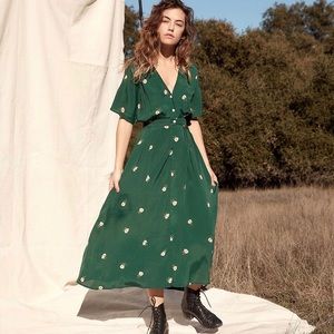 Christy Dawn Lottie Dress in Emerald Flower, P-S